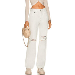 GRLFRND the Bella Low Rise Boyfriend Denim Jeans ripped in mojave sz 27